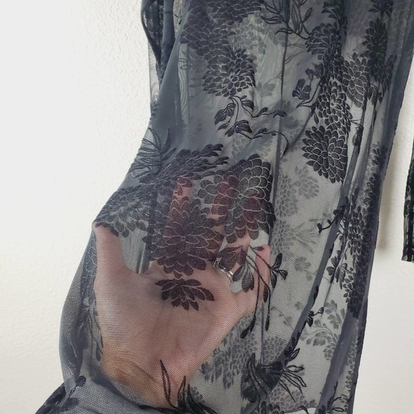 Simpli the Best Floral Whimsigoth Mesh Dress - Picture 5 of 7